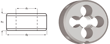 F110 - MF Schneideisen, Schälanschnitt, geläppt