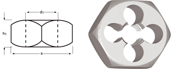 F302 - M Sechskant-Schneideisen