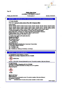 Sicherheitsblatt